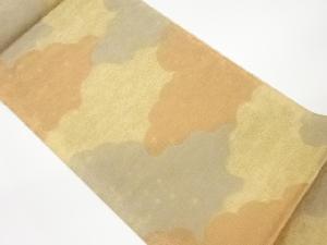 砂子綴れ雲模様全通袋帯